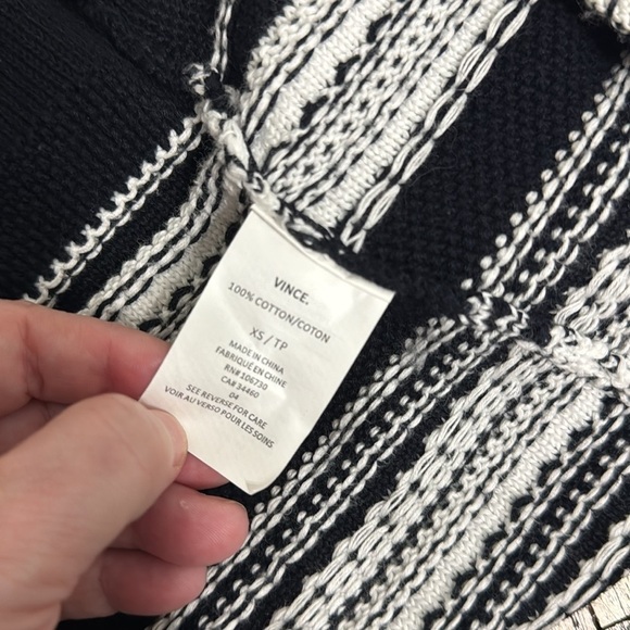 Vince Black and White Duster Vest
Cardigan Sweater Long Line oversized XS - Picture 7 of 10